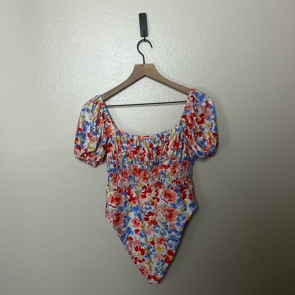 L*Space Marilyn Floral Print One Piece Swimsuit - Picture 4 of 8